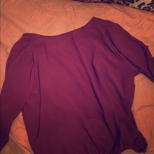 Burgundy blouse I believe it’s 1x